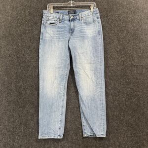 Lucky Brand Sweet Crop Jeans Womens 8 29 Light Wash Stretch Denim Blue Mid Rise